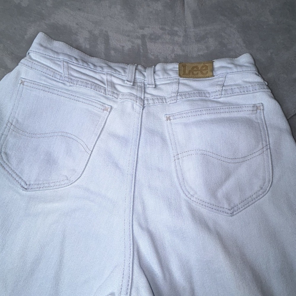 Vintage Lee Riders Jeans Womens 14M High Rise Straight Leg Mom Denim USA Made